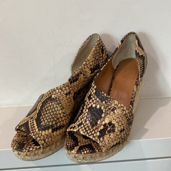 Vince Sonora Espadrilles Wedge Heels Sandals Size 5 - Picture 2 of 11